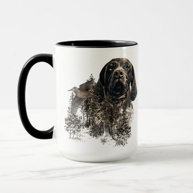 Taza GSP, puntero alemán de corta duración (Izquierda)