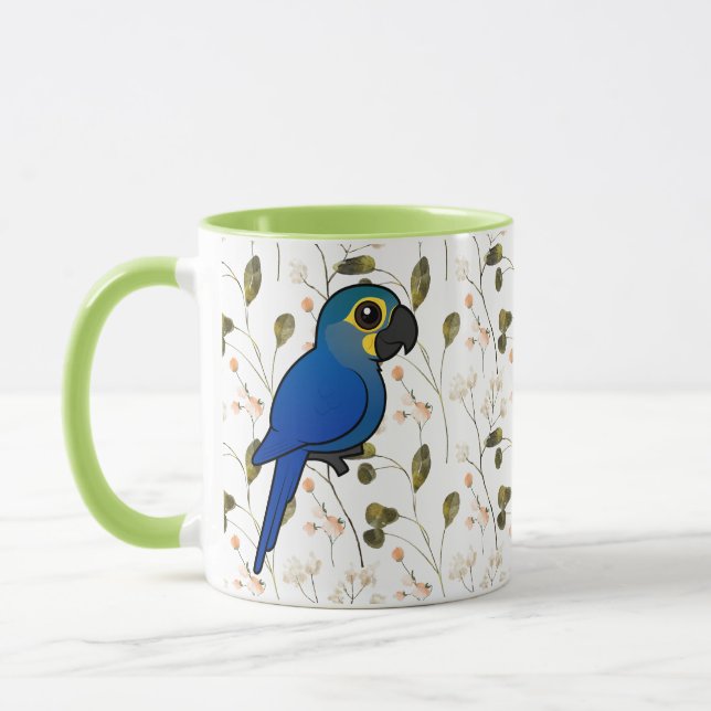 Taza Guacamayo índigo Birdorable o Guacamayo de Lear (Izquierda)