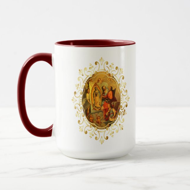 Taza Guadalupe Virgin Mary Painted by God the Father (Izquierda)