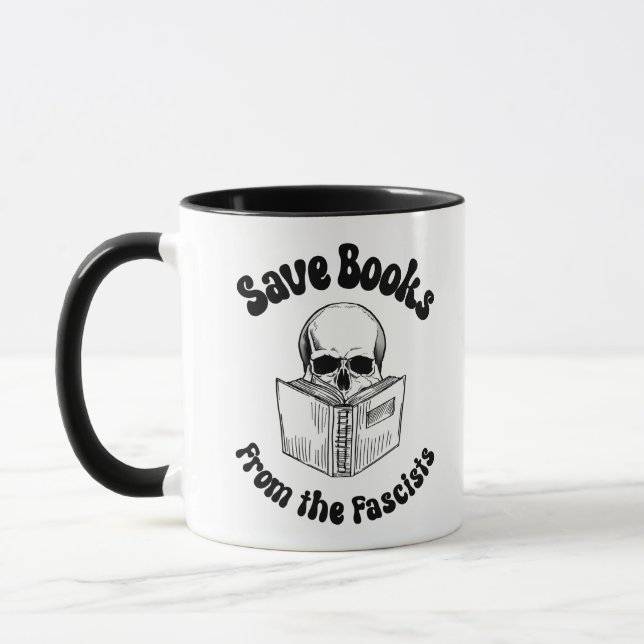 Taza Guardar libros de los fascistas (Izquierda)