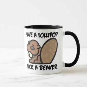 Taza Guardar un Lick Lollipop como castor