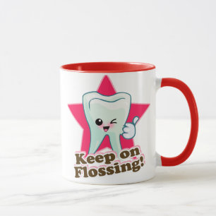 Taza ¡Guarde en Flossing!