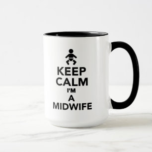 Taza Guarde la calma que soy partera