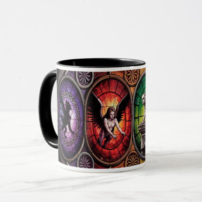 Taza Guardianes míticos de la puerta (Anverso izquierdo)