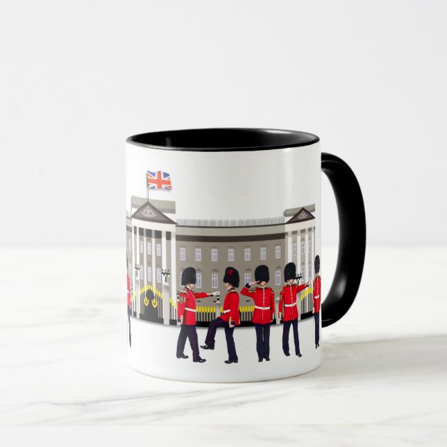 Taza Guardias de Granadinos afuera del Palacio de Bucki (Anverso derecho)