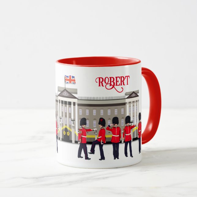 Taza Guardias granadinos personalizados en desfile (Anverso derecho)