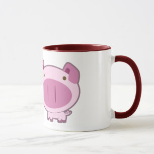 TAZA GUARRA ROSADA LINDA