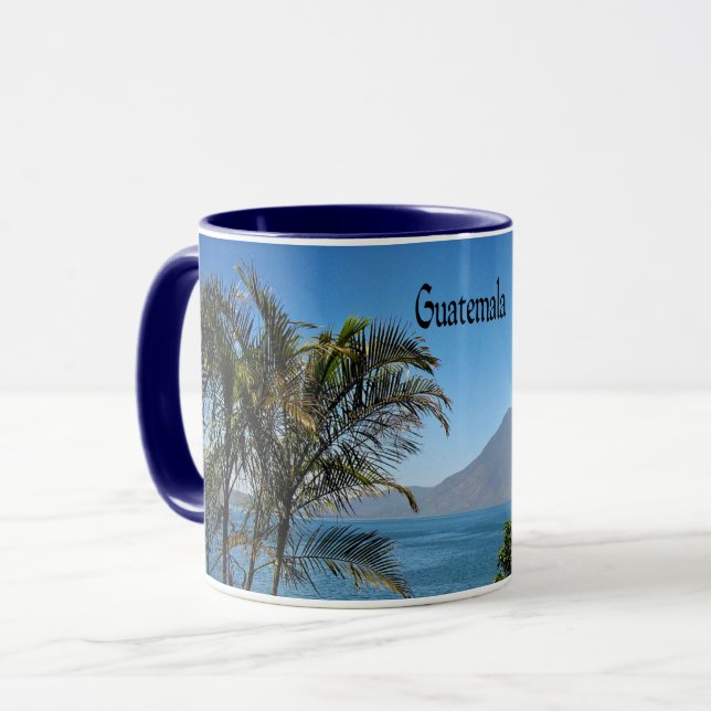 Taza Guatemala, el hermoso paisaje de la naturaleza (Anverso izquierdo)