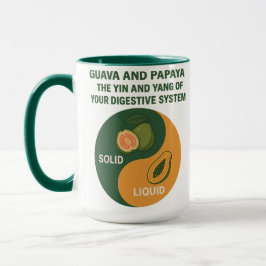 Taza Guava y Papaya: El Yin y el Yang de tu Digesti