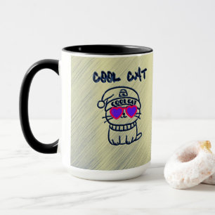 Taza Guay Cat Groovy