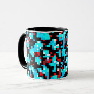 Taza Guay de patrones multicolor
