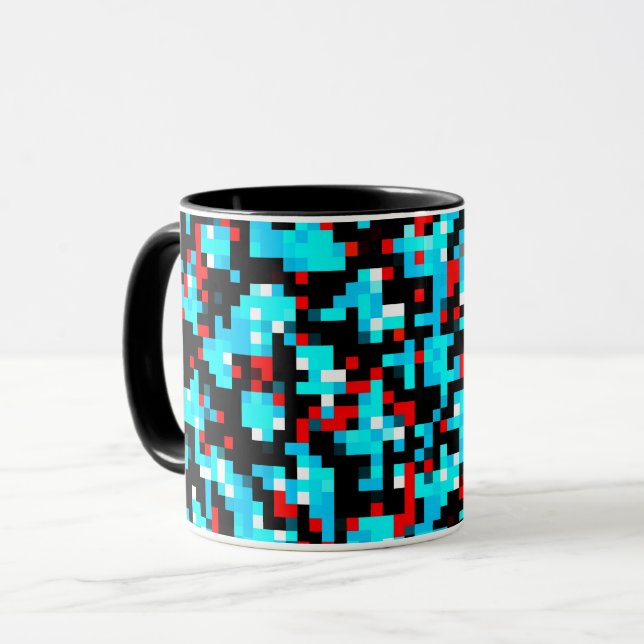 Taza Guay de patrones multicolor (Anverso izquierdo)