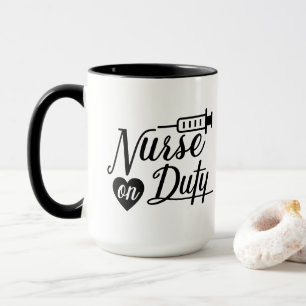 Taza Guay Enfermero de enfermería añadir monograma