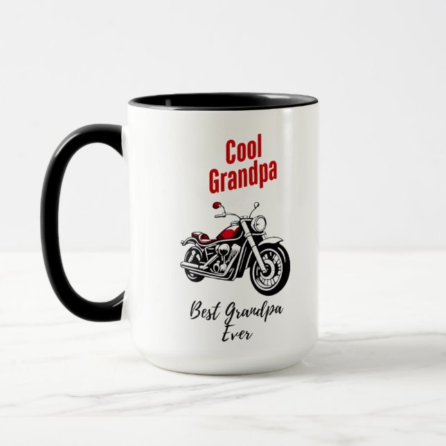 Taza Guay Grandpa Motorcycle Mug (Izquierda)
