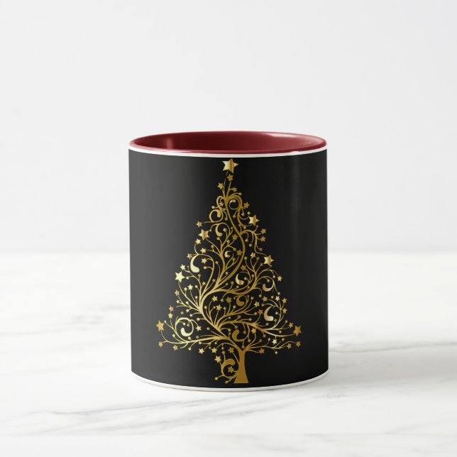 Taza Guay Kids Gold Christmas Tree Black (Centro)