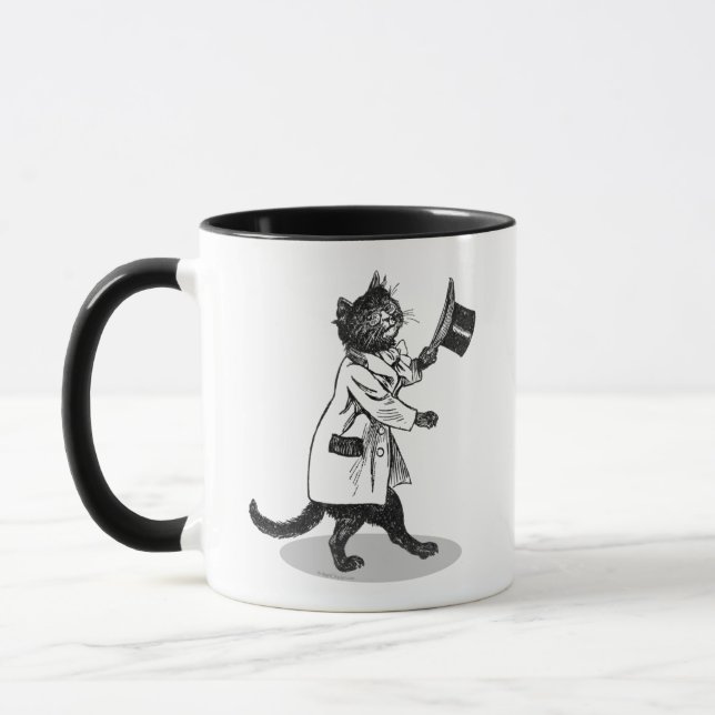 Taza Guay Top Hat Cat (Izquierda)