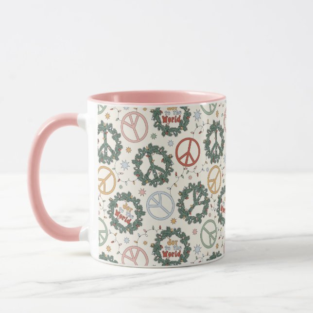 Taza Guerras de paz y alegría para el patrón mundial (Izquierda)
