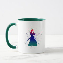 Taza Guerrera de Samurai con espada