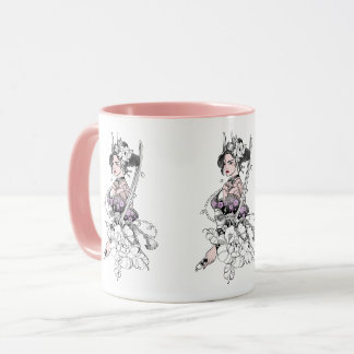 Taza Guerrera samurái femenina