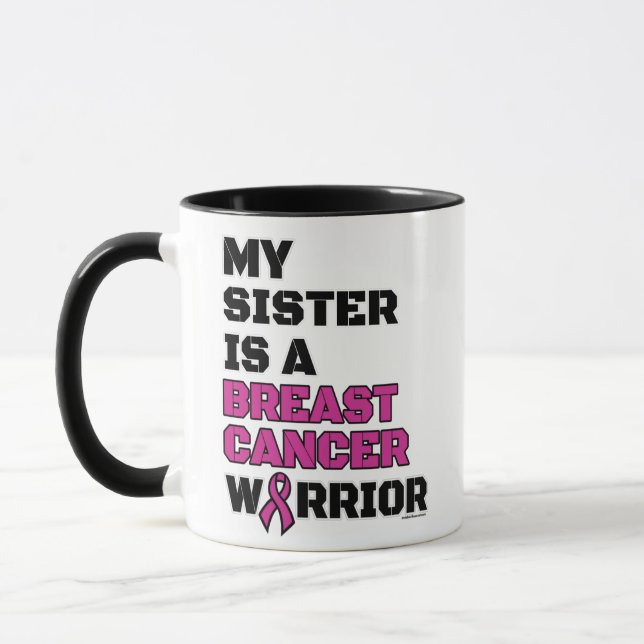 Taza Guerrero/bloque/hermana... Cáncer de mama (Izquierda)