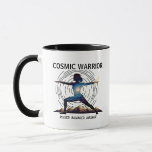 Taza Guerrero Cósmico de Yoga   Pose del Cuerpo Galácti