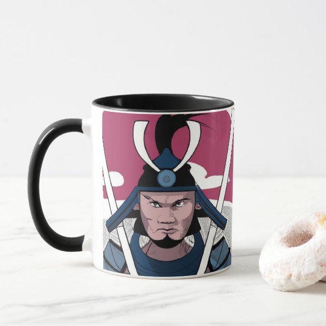 Taza Guerrero de Samurai (Con donut)