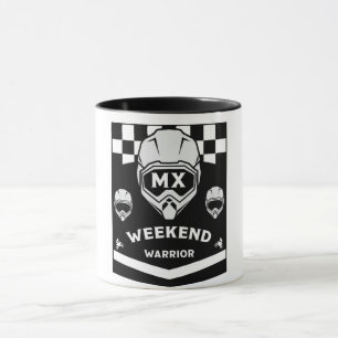 Taza Guerrero del Fin de Semana de Bicicleta Sucia Moto