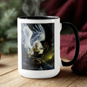 Taza Guerrero Fantasy Angel Sword