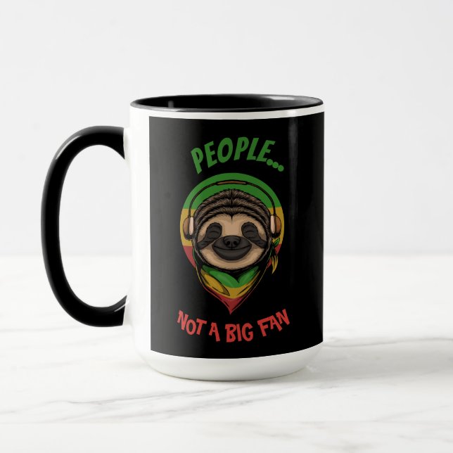 Taza Guerrero urbano, música Sloth People No es un gran (Izquierda)