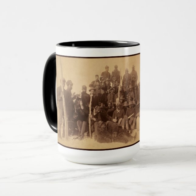 Taza Guerreros de búfalo: la caballería norteamericana  (Anverso izquierdo)