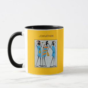 Taza Guerreros Maasai, Kenia, Cumpleaños de Arte Africa