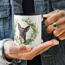 Guerrilla de margarita blanca Perro malinois belga