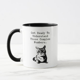 Taza Guía de genio matemático para comprender números c