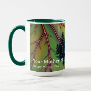 Taza Guía del río en canoa Maple Aurora Amanecer