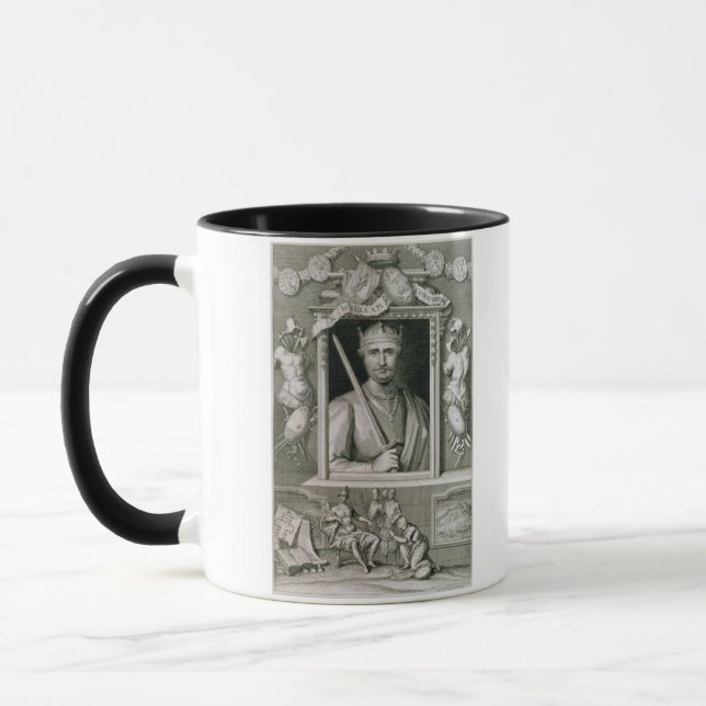 Taza Guillermo I los 1027-87) reyes del conquistador (Izquierda)