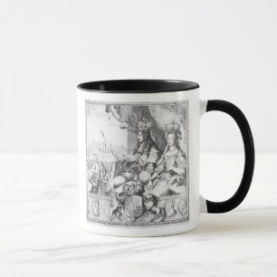 Taza Guillermo III y Maria II