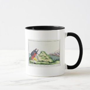 Taza Guillermo Pitt observando la escuadrilla francesa