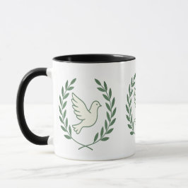 Taza Guirnalda de Olivo - Mug símbolo de la paz