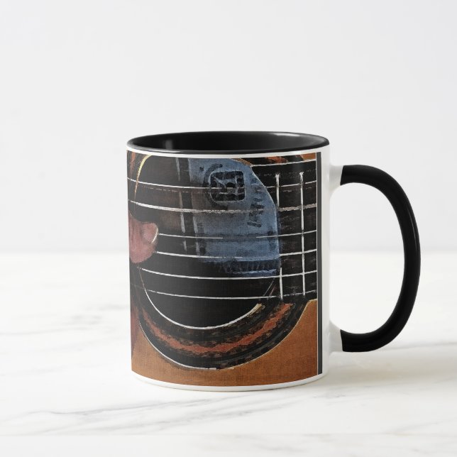 Taza Guitar Player 2 MUSIC Them Gift Collection (Derecha)