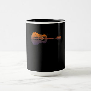 Taza Guitarra Lake Shadow Love Guitar Gift Music Avers
