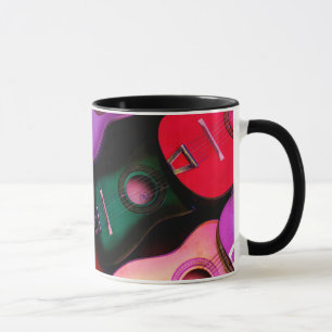 Taza Guitarras coloridas