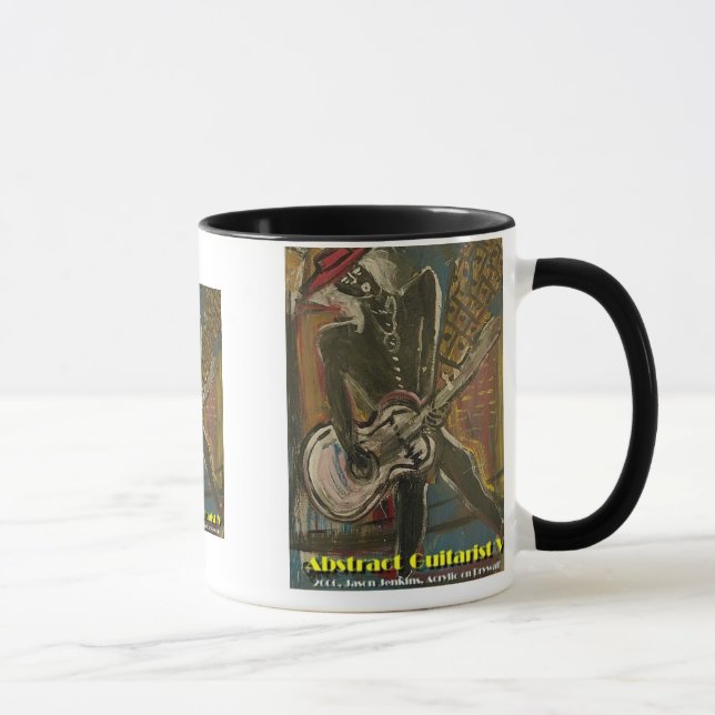 Taza guitarrista abstracto V (Derecha)