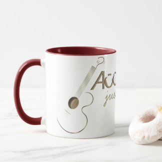 Taza Guitarrista acústico