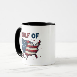Taza Gulf of America USA Map Trump USA Gulf of Mexico