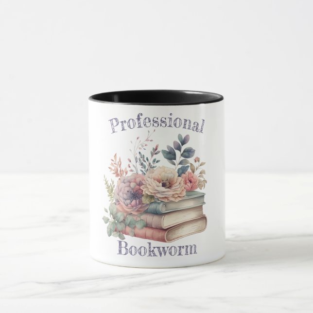Taza Gusano de biblioteca profesional (Centro)