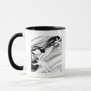 Taza Gustav Klimt - Arte japonés surrealista de sangre 