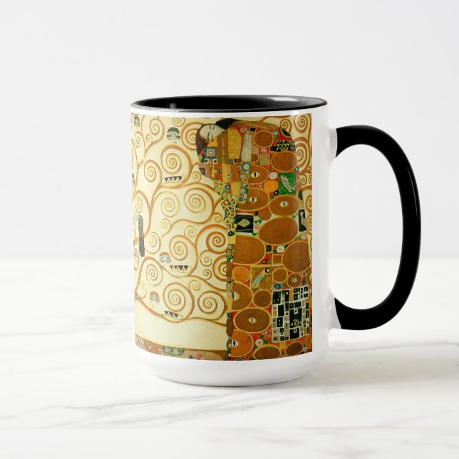 Taza Gustav Klimt El Árbol De La Vida Viejo Art Nouveau (Derecha)