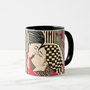 Taza Gustav Klimt La ilusión óptica Kiss x Bauhaus