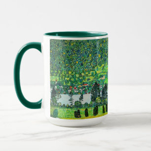 Taza Gustav Klimt - Ladera de la montaña en Unterach