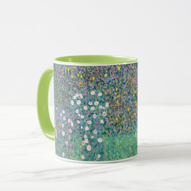 Taza Gustav Klimt - Rosebushes bajo los árboles (Anverso izquierdo)